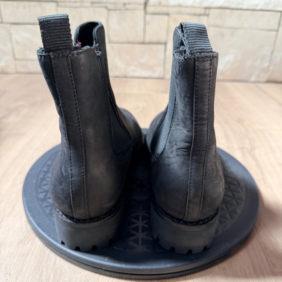 Thursday Boot Co Legend Matte Black Leather Chelsea Boots Womens 9 Lug Sole - Picture 4 of 6